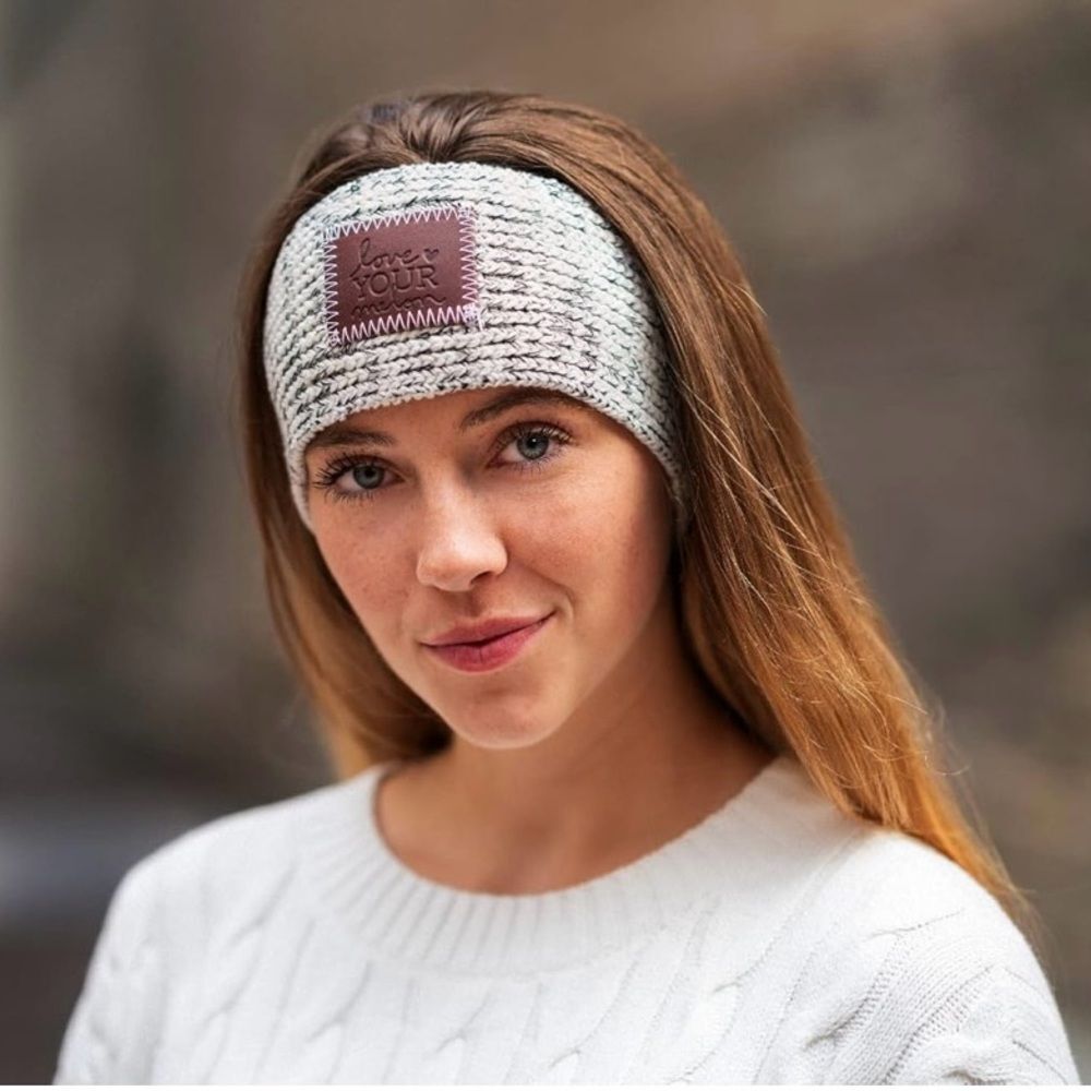 Love Your Melon Speckled Knit Ear Warmer Headband OSFM